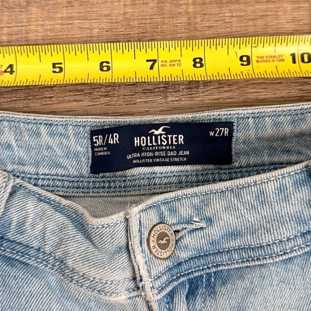 Hollister Ultra High Rise Dad Jeans Regular Length - Picture 5 of 8